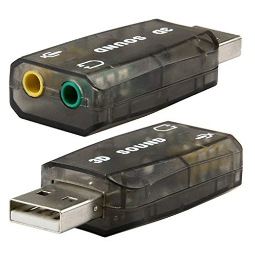 Preisvergleich Produktbild Hemore 5,1-Kanal USB-Soundkarte durch schwarz (schwarz)