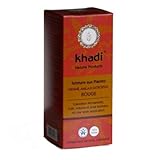  Khadi - Tinte para plantas henné, Amla, Jatropha roja, 100 g