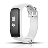 IGEMY Igemt-Uhr Intelligentes Armband - P6 Smart Watch für ☆ Blutdruckmessgerät ☆ Blutsauerstoffmonitor ☆ Pulsmesser ☆ Fitness Tracker ☆ Bewegungsmelder (Weiß)