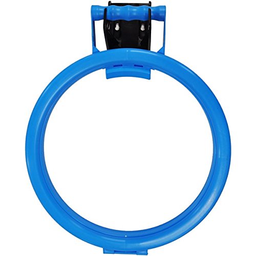 Hillbrush commerciale HH3B borsa in polipropilene a cerchio con supporto a parete, 120 mm, blu