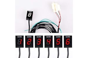 KYN Per Honda CB400SF 1999-2005 CBF600 2004-2007 CB600F 1995-2010 CB600F Hornet 2003 – 2006 Indicatore del cambio LED 1-6 Livella indicatore della luce del cambio
