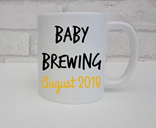 Baby Announcement Baby Brewing Mug For Pregnant Mug Baby Shower Gift Birthday Present New Baby Coffee Cup