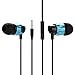 Produktbild SYY In Ear Kopfhörer, Ear Ohrhörer Kopfhörer Stereo Headset Fusion Audio Earphones mit Ohrstöpseln und Mikrofon, 3.5 mm mit Mikrofon, für iPhone Android Smartphones