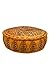 Produktbild Orientalisches marokkanisches Orient indisches rundes Sitzkissen Hocker Sitzhocker Pouf Sitzpouf Bestickt Hamdija - XXL 75cm
