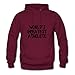 Worlds_greatest_athelete Burgundy Custom Women Casual Hoodies - Small