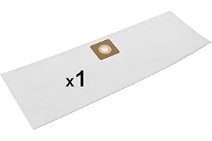 NIKOS BAGS 1x Sac réutilisables à 6 couches pour aspirateurs Bosch AdvancedVac 20 - Remplacement pour 2 609 256 F33