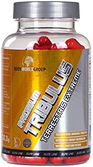Body Worldg Group Premium Tribulus Terrestris Extreme Elite, 120 Capsules, 1 Pack (1 x 133 g)
