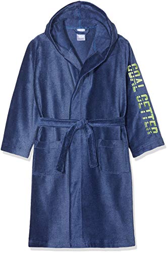 Preisvergleich Produktbild Sanetta Jungen Bademantel Bathrobe Blau (Ink Blue 50096) 128