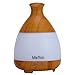 Produktbild Me Too Aromatherapy Diffuser 120ml Ultraschall-Luftbefeuchter Cool Nebel ätherisches Öl Diffusor mit farbigem LED-Licht für Haus, Baby-Raum, SPA-Wood Grain