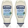 Hellmann's Lighter than Light 100% recycled plastic bottle Mayonnaise light mayo for sandwiches, wraps and salads 430 ml (Pack of 2)