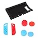 Produktbild Gazechimp 7In1 Silikon Gehäuse Schutzhülle Abdeckung Thumbstick Kappen für Nintendo Switch Joy-Con - Schwarz