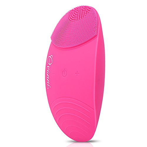 Preisvergleich Produktbild Ovonni Elektrische Gesichtsreinigungsbürste Silikon Wasserdicht Massage-Funktion Tiefe Pflege Gesichtsbürste Reiniger