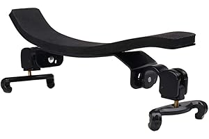 HOVEELUTY Violin Shoulder Rest Collapsible Violin Shoulder Rest Adjustable Collapsible Chin Cushion Comfortable for 4/4 4/3 Violin Accessories
