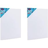 35x50 Cm. Tuval 2'li Paket Yanda Zımbalı