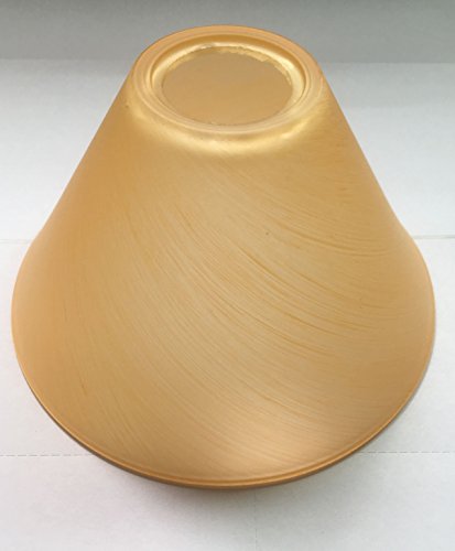 Lampenglas Lampenschirm Ersatzglas E14 amberfarbig KK58 80mm