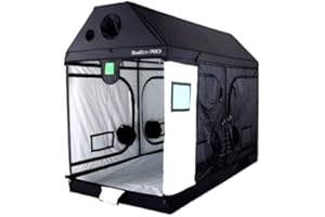Budbox Pro Loft, Roof Series Grow Tents - White Or Silver Lining (Silver - XXL-R - 240x120x180)