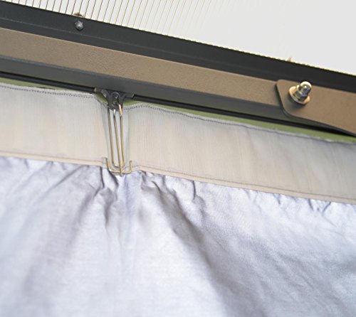 Aluminium Pavillon Überdachung Gazebo Palram // Clips für Vorhänge - 2