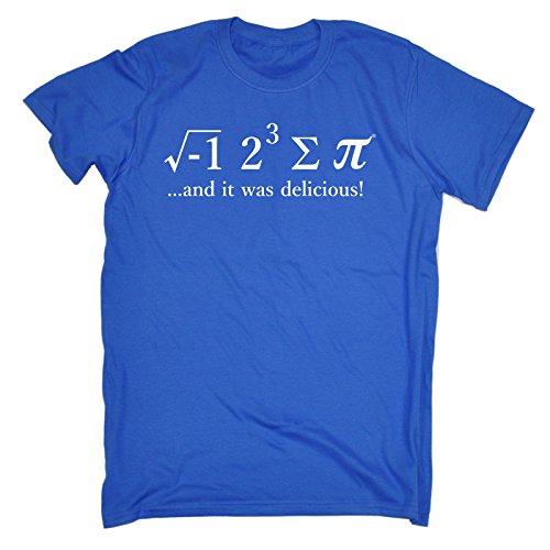 123t Ate Some Pie - I 8 Sum PI - Men's T Shirt Ate Some Pie Funny Maths Novelty tee t-Shirt