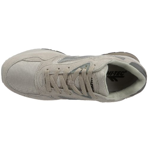 Hi-Tec Unisex-Adult Silver Shadow Grey/Silver/Black Trainer 23339/B64/01 8 UK
