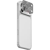 iPhone 17 Pro ile Uyumlu Skinarma Sonix Serisi Al&uuml;minyum Kaplamalı Kamera Lens Koruyucu (Gri)