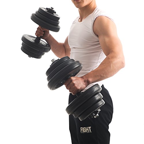 Songmics 2er Set Hanteln Kurzhanteln Hantelscheiben 20 kg, 30 kg, 40 kg - 6