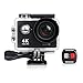 Produktbild MixMart 4K Action Kamera WIFI Sports Cam Camera 12MP Ultra Full HD Helmkamera wasserdicht mit 2 verbesserten Batterien und kostenlose Accessoires