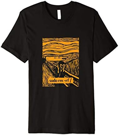 STG ShirtsScreaming Tux Linux sudo rm -rf / T-shirt T-ShirtOEKO-TEX STANDARD 100