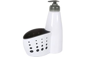 ZEWOOL Dream Hogar Dosificador Cocina portaestropajos plastico 16x19x7 cm