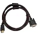Produktbild 1.5M Länge HDMI Stecker auf VGA Datenanschluss Adapter Konverter Kabel Schwarz (Farbe: schwarz)