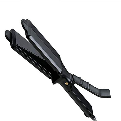 Nulijianchi2 Hair Straightener Professional Electric Splint Thermostat Negative Straightening Plate Ion Perm Does Not Hurt Hair  Black