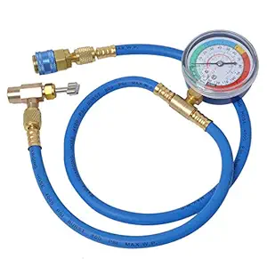Outgeek AC R134A Car Auto Air Conditioning Refrigerant Recharge Measuring Hose Gauge Kit