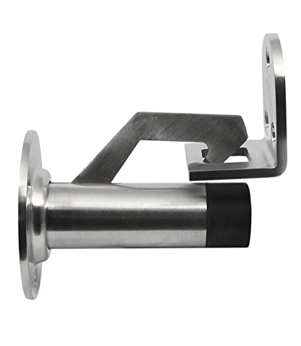 Türstopper TS-2220 Edelstahl mit Feststeller Wandabstandhalter Wandmontage - 4