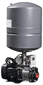 Grundfos Pressure Booster Pump Suitable for 2-3 Bathroom CMB with Tank - Black & Grey