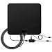 Produktbild HD 1080P TV-Antenne LEMEGO Indoor-verstärkte Super-Flat DVB-T Zimmerantenne Antenne für DVB-T/DVB-T2 kompatible Fernseher Antenne 50 Meile Reichweite Gute Empfangsleistung