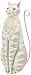 Produktbild Heartwood Creek White Cat Garden Statue
