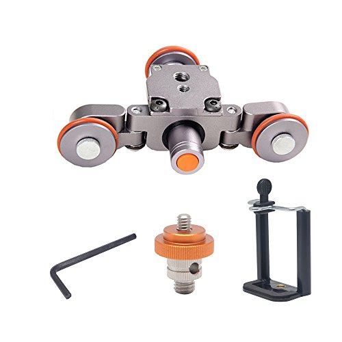 Mcoplus  motoris      lectrique  3roues  poulie  voiture  Dolly  Rolling  Slider  Skater  pistevid  o  pour  Canon  Nikon  Sony  cam  ra  cam  scope  pour  iPhone  7 7plus 6 6 s  Samsung  Huawei  Smartphone