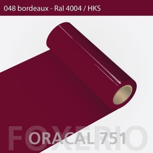 Your DesignOracal 751 Self-Adhesive Films for Kitchen Cupboards High-Gloss 63 cm Roll 10 m, bordeaux, 10 m (running metres) x 63 cm (width)