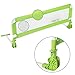 TecTake Bed guard toddler safety childs bedguard baby folding mesh rail 102cm - different colours - (Green)