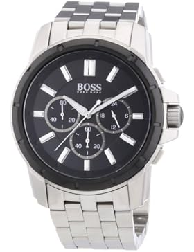 Hugo Boss Herren-Armbanduhr Analog Quarz Edelstahl 1512928