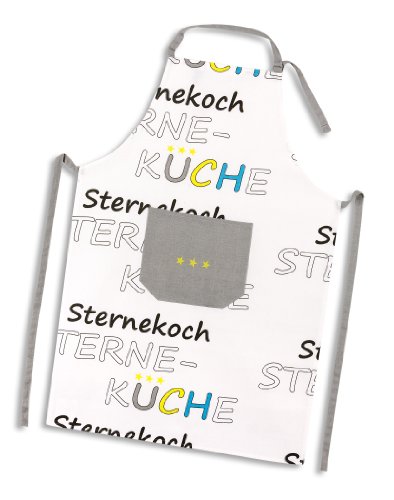 Geschirrtuch Frottier, Sternekoch, grau, KRACHT, Format 50/50, 100% Baumwolle - 3