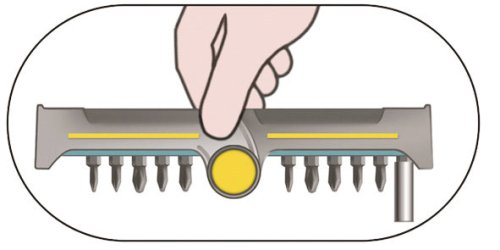 Wolfcraft 1369000 BitButler Solid 9tlg. sortiert - 7