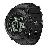 Chenang Herren Digital Sport Uhren,Wasserdicht IP67 Smartwatch, Outdoor Wasserdichte Armbanduhr mit Wecker Chronograph und Countdown Uhr, LED Licht Digitaluhren für Herren