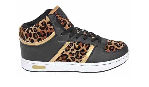 womens leopard print trainers uk