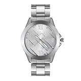 Swiftt Unisex Herren Damen Armbanduhr Quarzuhr Sportuhr Golden, Schwarz-Gold, Schwarz-Silber, Silber