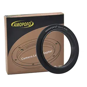 52mm to EOS Filter Thread Macro Reverse Mount Adapter Ring,& for Canon EOS 1D, 1DS, Mark II, III, IV, 1DC, 1DX, D30, D60, 10D, 20D, 20DA, 30D, 40D, 50D, 60D, 60DA, 5D, Mark II, Mark III, 7D,T1, T1i, T