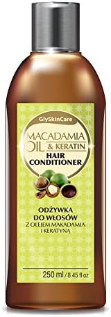 Macadamia Oil &amp; Keratin CONDITIONER - Infused with Natural Ingredients - 250 mL
