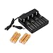 Produktbild Fanyong 4x18650 3,7 V 9900 mAh geschützter Li-Ion-Akku + 4 SteckpläTZE Universal-Ladegerät