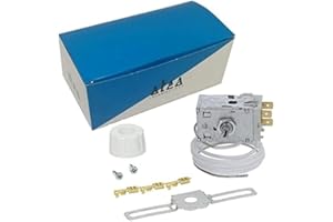 JPSHOP Atea W4 - Kit de termostato universal para frigoríficos, doble puerta, longitud de bulbo de 1,2 m