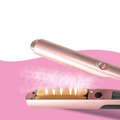 Steam Hair Straightener Spray Roll Straight Dual-Use Curling Iron Ceramic Electric Splint Straight