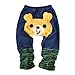 Set 3 LOCOMO Baby Boy Cartoon Animal Bear Striped Star Pant Medium FBT001BM